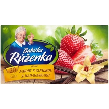 Babička Růženka Jahody s vanilkou 20 x 2 g