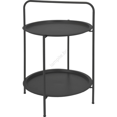 Koopman Холна маса HAGE 50x66 см черна (KM0023)