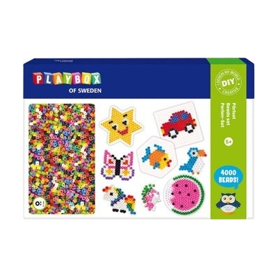 Playbox Zažehlovací korálky 4000ks sada – Zboží Dáma