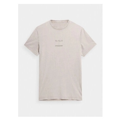 4F 4FSS23TTSHM296 pánské tričko beige