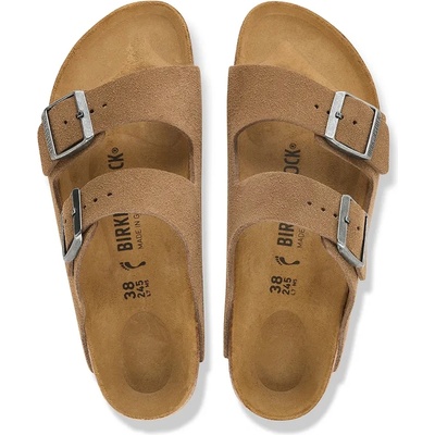 Birkenstock чехли от велур Arizona Suede Leather (1032678)