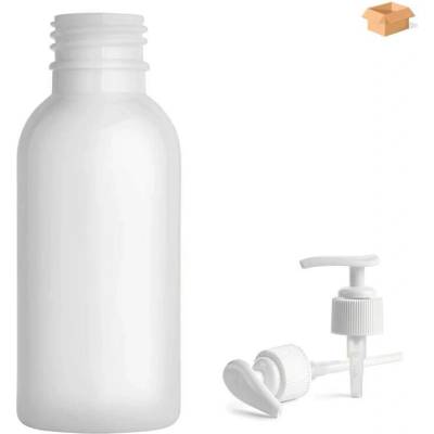 Tera plastová lahvička bílá s bílým dávkovacím víčkem 100 ml 400 ks