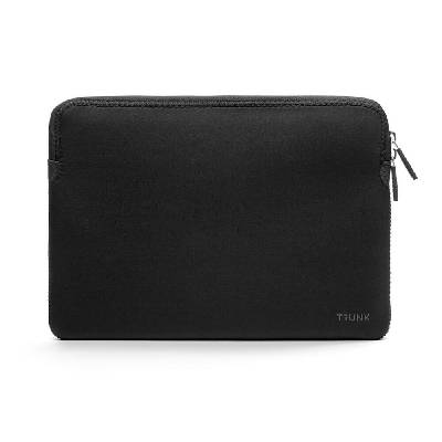Laptop Sleeve - удароустойчив неопренов калъф за MacBook Air 15 M2 (2023) (черен)