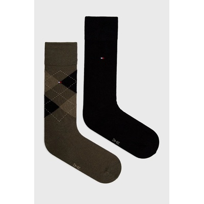 Tommy Hilfiger Чорапи Tommy Hilfiger (2 чифта) в зелено (100001495.NOS)