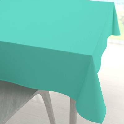 Biante Dekorační čtvercový ubrus Rongo RG-093 Světle tyrkysový 70x70cm