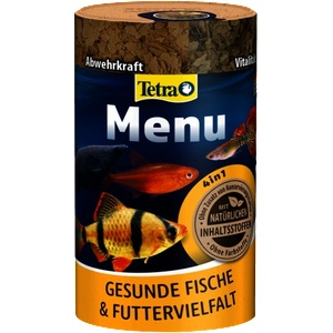 TETRA Menu - 4 специални люспи за селективно и разнообразно хранене на всички декоративни рибки