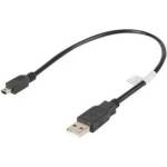 LANBERG Usb cable mini (m) ->usb-a (m) 2.0 0.3m black (canon) lanberg