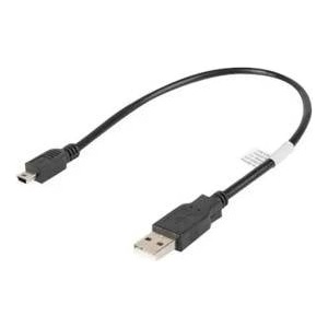 LANBERG Usb cable mini (m) ->usb-a (m) 2.0 0.3m black (canon) lanberg