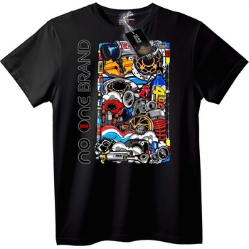 NOONEBRAND Тениска Авточасти от No One - XL, Black