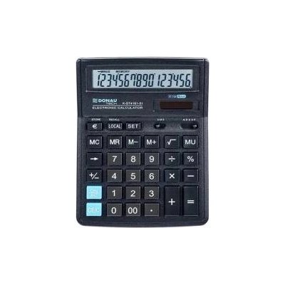 Donau Tech Office calculator 16 digits black DONAU