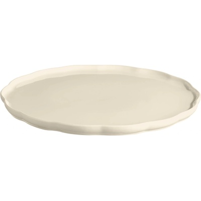 Emile Henry Keramický servírovací podnos Madeleine Ø 31 cm slonová kosť 028953