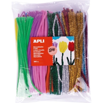 Modelovací drátky žinylka Apli, Jumbo pack, 30cm, mix barev