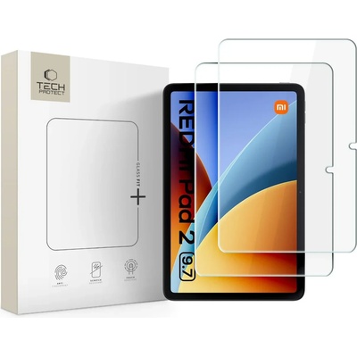 Tech-Protect GLASS FIT+ 2 броя Xiaomi Redmi Pad 2 9.7, прозрачен