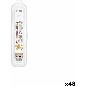 Kipit опаковка На пътуване Комплект за Първа Помощ Прозрачен 6, 2 x 25 x 4, 3 cm (48 броя)
