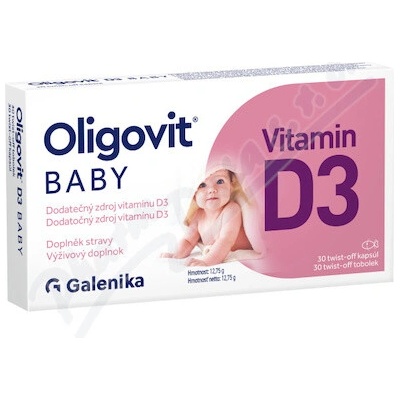 Curtis Health Oligovit BABY Vitamin D3 30 kapsúl