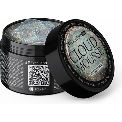 Excellent Pro stavební gel Cloud Mousse Holo Fever 50g