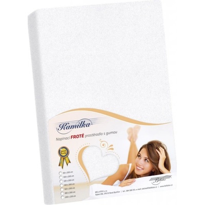 Bellatex froté prostěradlo Kamilka bílé 160x200