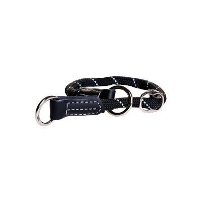 Rogz Rope Obedience Collar L - Нашийник тип душач за кучета , 40-45 см. черен
