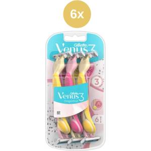 Venus 3 - самобръсначки за еднократна употреба Dragonfruit 6x6 бр