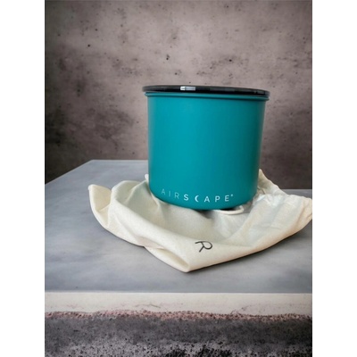 Planetary Design Dóza na kávu Airscape Matte Turquoise 300 g