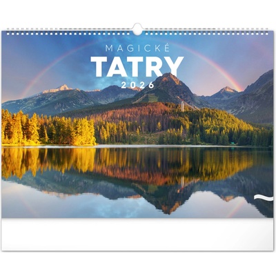 NOTIQUE Nástenný kalendár Magické Tatry 48 x 33 cm 2026