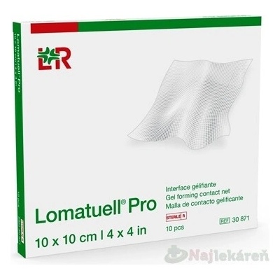 Lomatuell Pro hydrokoloid ster.10 x 10 cm 10 ks