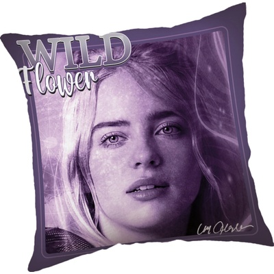 Jerry Fabrics Vankúš Billie Eilish 40x40