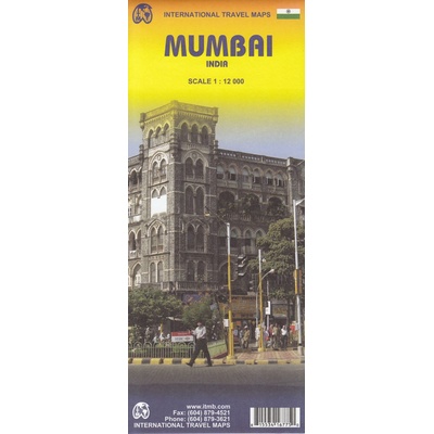 Bombaj (Mumbai) 1:8,4t & India West Coast 1,6m mapa ITM