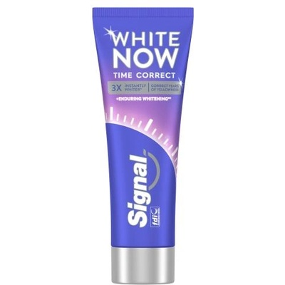 Signal White Now Time Correct паста за зъби за премахване на дълготрайното пожълтяване на зъбите 75 ml