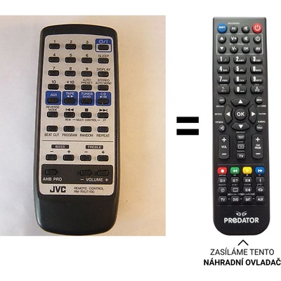 Dálkový ovladač Predátor JVC UX-T100TN, RM-RXUT100 – Hledejceny.cz