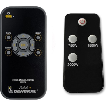 General SOLEADO infra GOLD 65435KW20 2000W - дистанционно управление дубликат (infra GOLD 65435KW20 2000W)