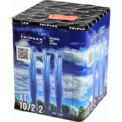 DENNÍ dýmový ohňostroj MODRÝ 25 ran 30mm