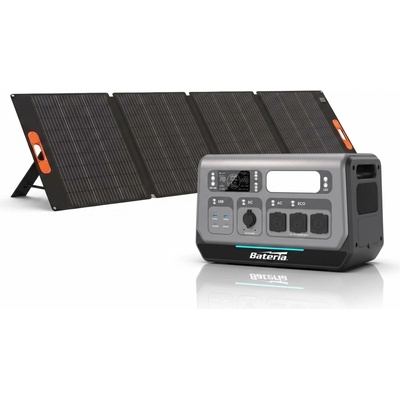 BATERIA solární sestava 200 Wp 2048 Wh 2400 W BAT-HESS-2MG-V2-FVS počet solárních panelů 1
