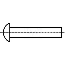 BOSSARD 1029177 Nýt; hliník; Pr.nýtu: 2mm; Dél.nýtu: 3mm; BN: 401; DIN: 660