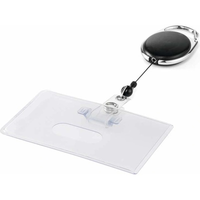Durable Držák jmenovek Style, černá, výsuvný, patent, držák na 1 kartu, DURABLE 890701 146083