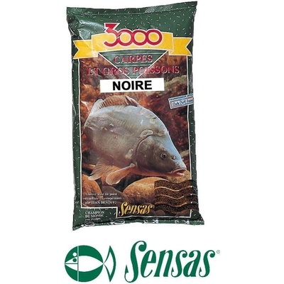 Sensas 3000 Krmivo Carpes Noir kapor čierný zima 1kg