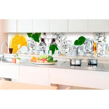 DIMEX ART s. r. o Фототапет за кухня - лимон и лед 350 x 60 см