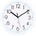 Nedis CLWA105WT - Стенен часовник Ø22 см, 1xAA, бял (NE0727)