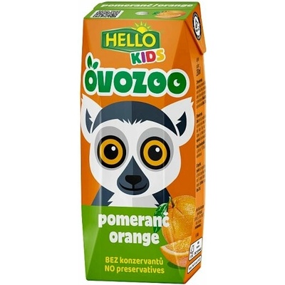 Hello Kids Ovozoo pomaranč 250 ml