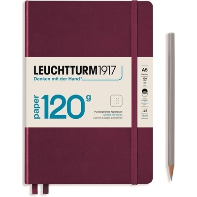 Leuchtturm1917 Edition Tečkovaný zápisník Medium A5 Port Red