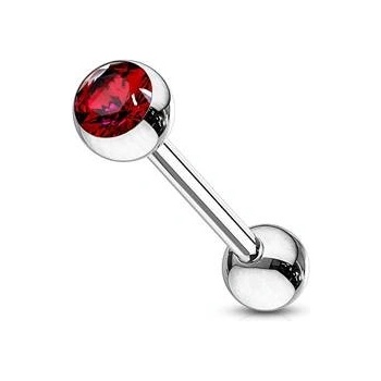 Šperky4U piercing do jazyka kamínek PJ01016-R