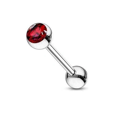 Šperky4U piercing do jazyka kamínek PJ01016-R