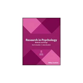 Image 1 of Research in Psychology Methods and Design 8e | KA GOODWIN
