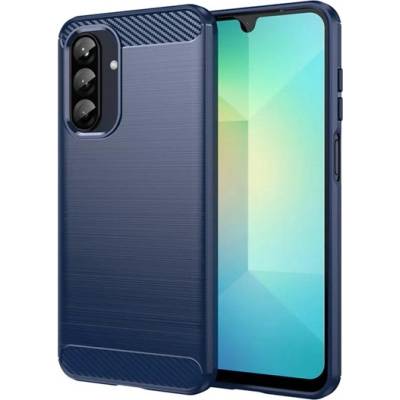 Gigapack Samsung A26 5G GIGAPACK Силиконов протектор за телефон, удароустойчив, карбонова шарка, синьо GP-165212 (GP-165212)