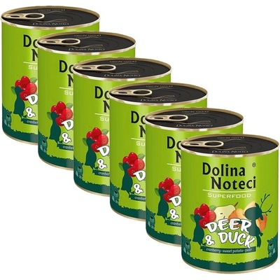 Dolina Noteci Superfood jeleň a kačica 6 x 800 g