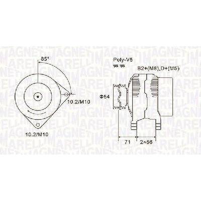 Generátor MAGNETI MARELLI 063731833010