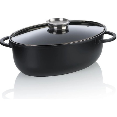 Kela Дълбока овална тава kela atura с керамично покритие и капак - 45 х 28 см (kela 15173)