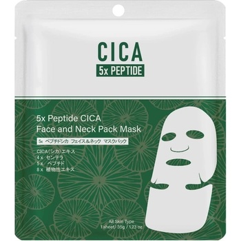 Mitomo 5X Peptide Cica Face And Neck Mask Маска за лице дамски 35gr