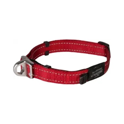 Rogz Safety Collar Quick Release Magnetic Collar Medium -Магнитен светлоотразителен нашийник за кучета 27 - 39 см. / 16 мм. червен