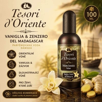 Tesori d'Oriente Vaniglia e Zenzero del Madagascar parfémovaná voda unisex 100 ml